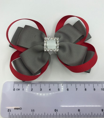 Red, Grey and White School Hair Accessories - Picture 22 of 53