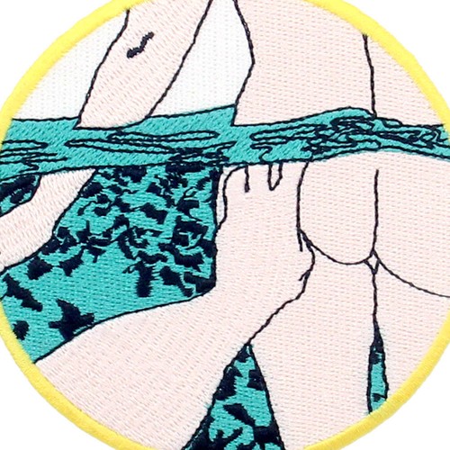 Patches Iron/Sew on patch for clothing Jeans Sun Moon design fashion appliques - Picture 12 of 20