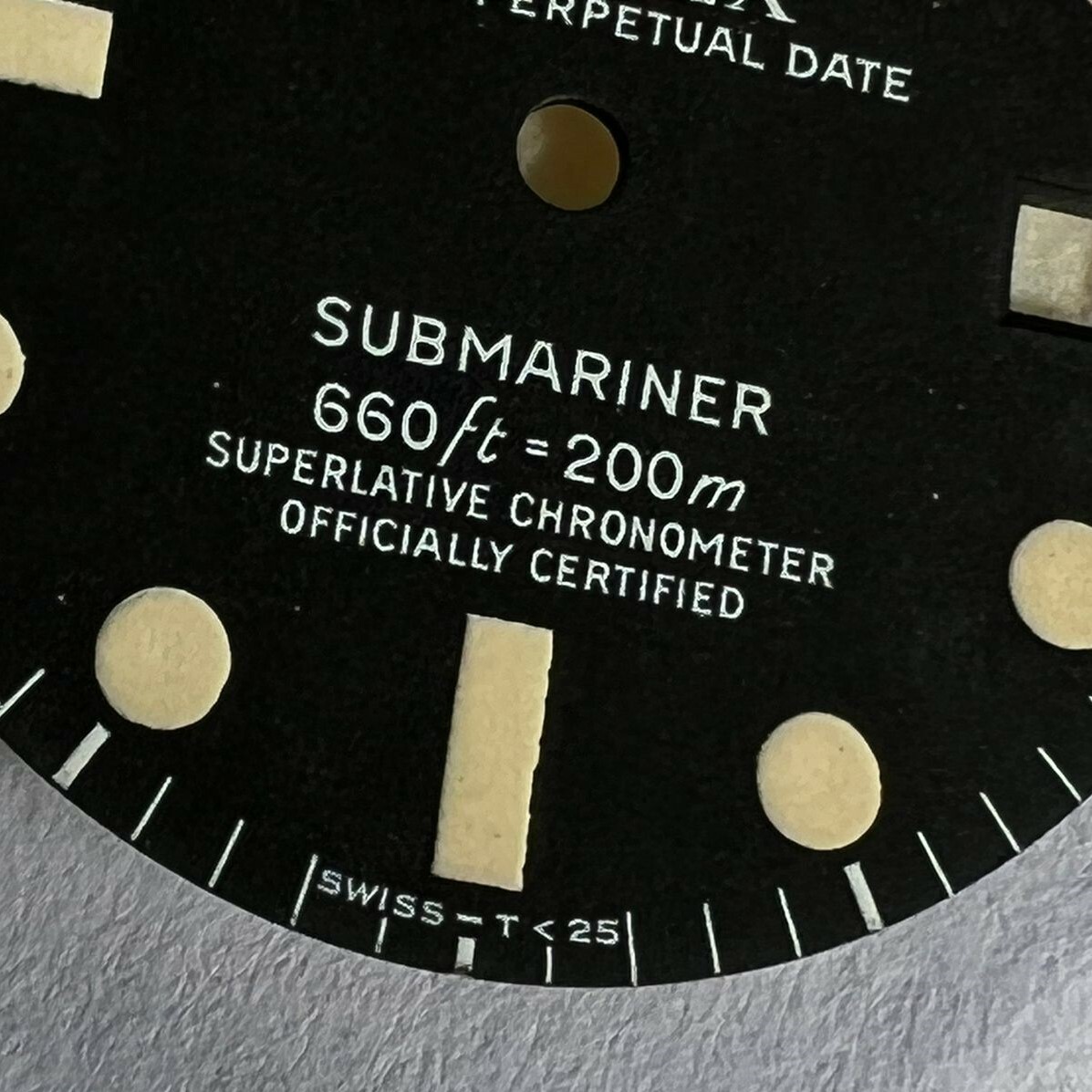 ROLEX 1680 SUBMARINER DATE DIVE 200M TRITIUM PATINA DIAL 100% GENUINE #1524  BOX8