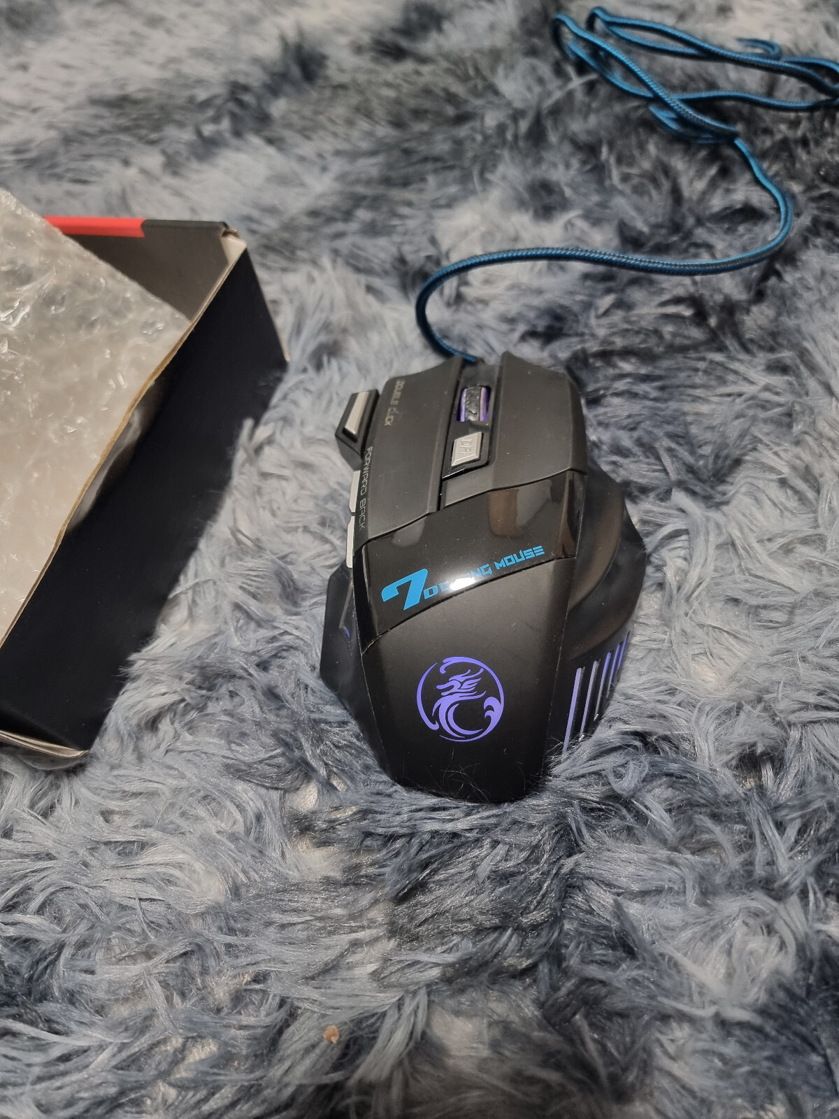 RGB Gaming Mouse 1200+ DPI High Precision Like New Condition-image