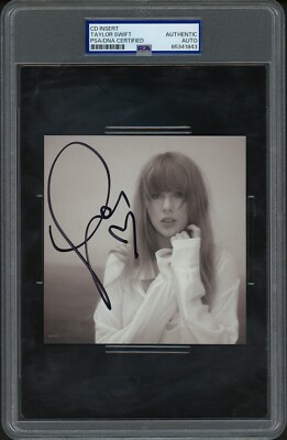 Taylor Swift Signed Autograph w/HEART Tortured Poets Department CD