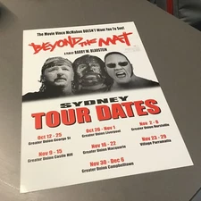 Rare Original Australian Movie Lobby Card Poster Beyond The Mat Barry Blaustein