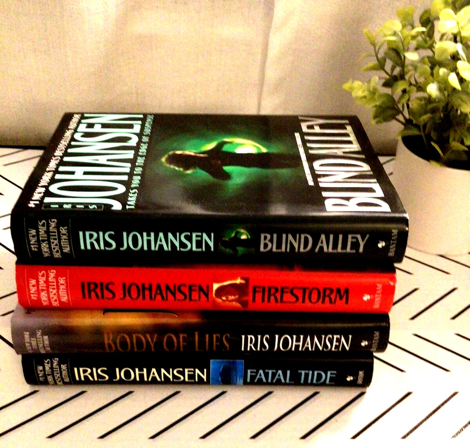 MIXED BOOKS by Iris Johansen* Blind Alley, Body of Lies, Fatal Tide, FireStorm Foto 3 de 4