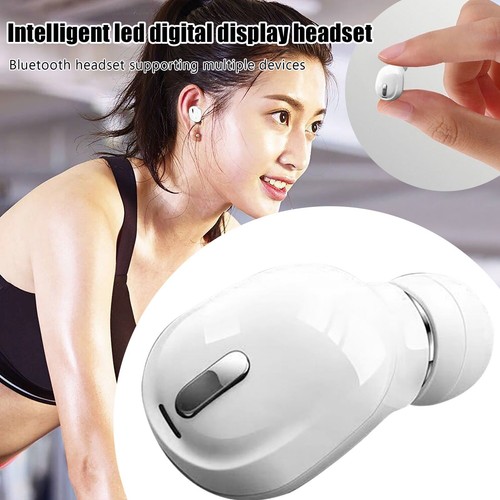 Wireless BT Earphones Stereo In-Ear Sports Workout Earbuds Bluetooth V5.0 Mini - Picture 4 of 30