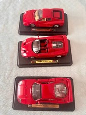 Ferrari Testarossa, F40 e F50 automobili macchinine modellini da collezione