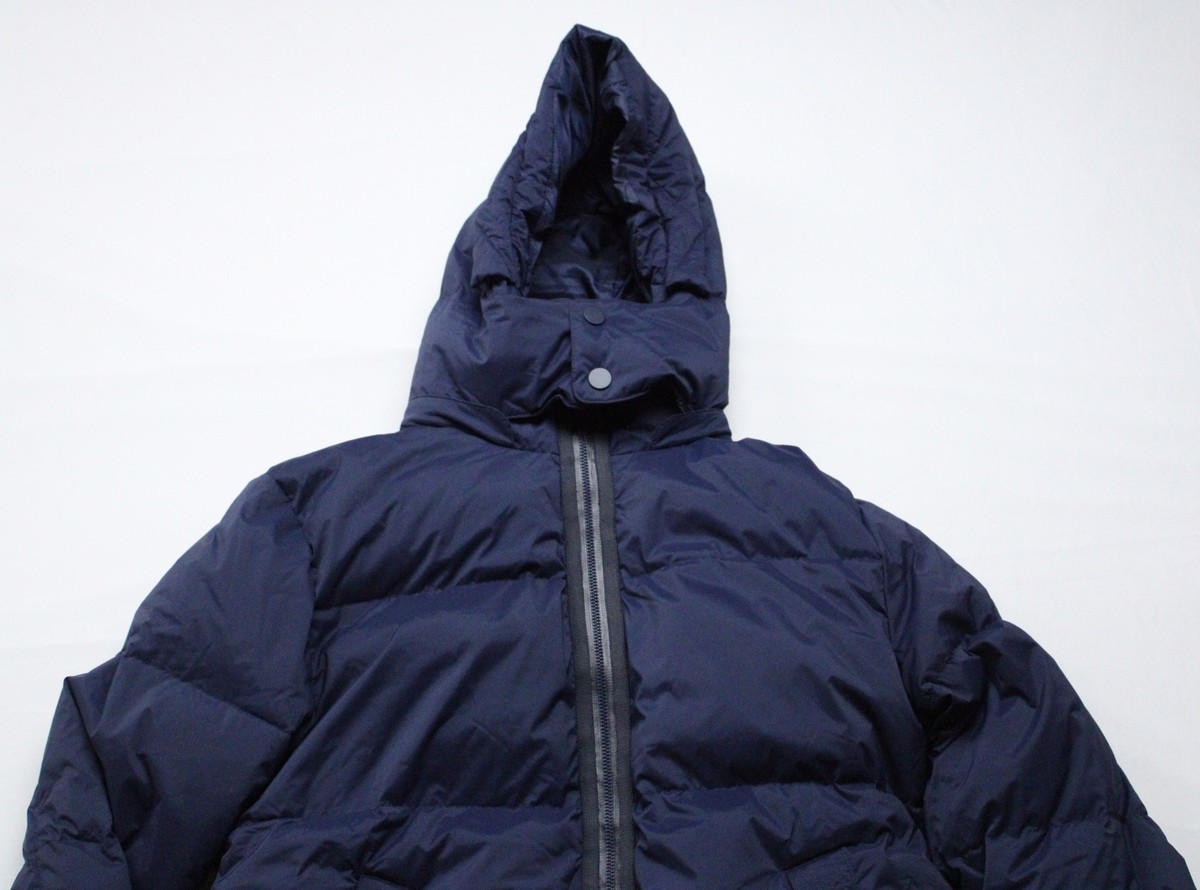 ●EMIS● PUFFER BARREL BAGSKY BLUE m1037_1366495 Whitesky Men's SeaKing Genuine Down Puffer Bomber Jacket MP7