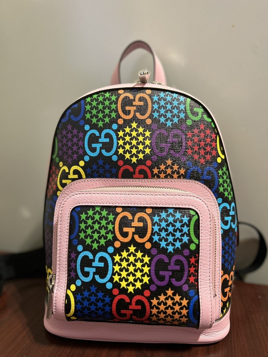 Gucci GG Psychedelic multicolor Small leather bookbag | eBay display picture 2
