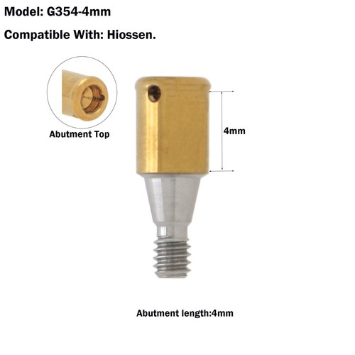 Localizador de implantes Hiossen mini/pilar estándar GH = 1-7,0 mm herramienta de accionamiento tapas macho - Imagen 79 de 258