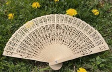 Sandalwood fan for Wedding Favor