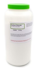 Fine Crystalline Laboratory-Grade Sodium Chloride, 2.5kg - The Curated Chemical