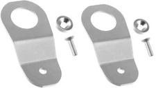2 x Silver Aluminum Radiator Stay Mount Bracket w/ Screw for Honda S2000 Integra