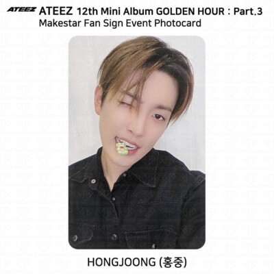 ATEEZ The 12th Mini Golden Hour Part.3 Makestar Fan Sign Event