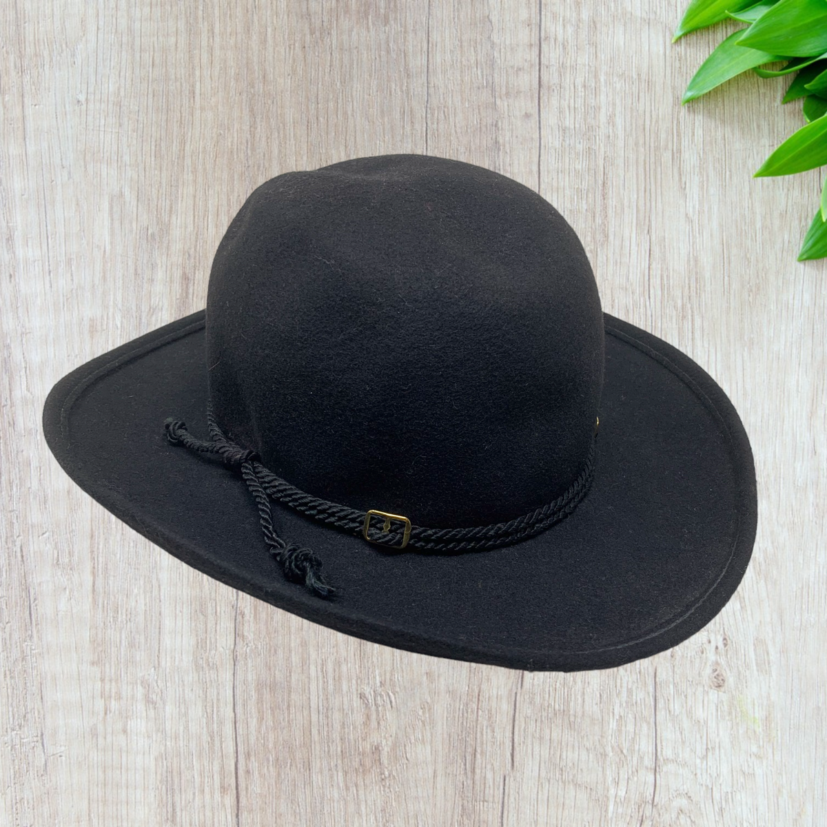 Vintage Fabini New York 100% Wool Western High Dome Hat 