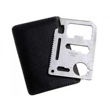 2 x CreditCard Knife Messer Multitool Werkzeug 11in1 Überleben Outdoor Mini T1