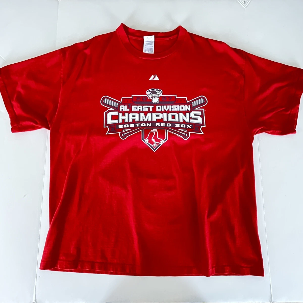 Boston Red Sox Mens T Shirt XL East Division Champions Adult MLB