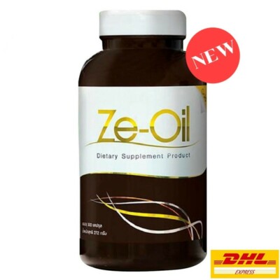 300 Caps Ze-oil Natural Extraction 4 Oil Cold-Pressed Coconut Garlic Rice Bran 