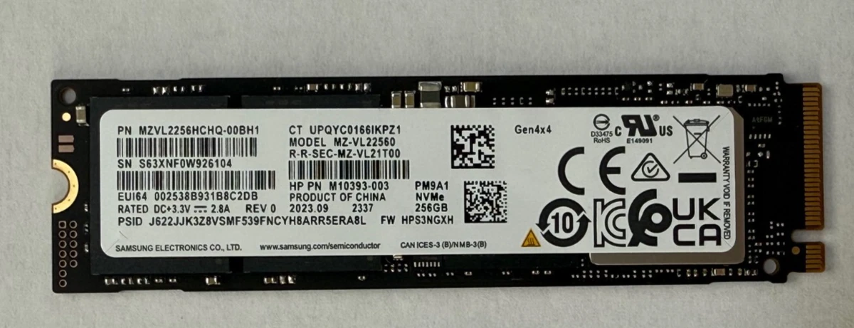 Samsung M.2 Interface 256 GB Solid State Drives for sale | eBay