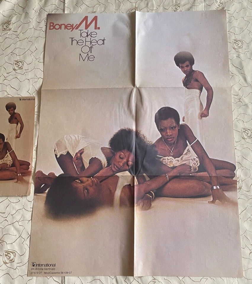 Boney M (LP, Vinyl) TAKE THE HEAT OFF ME [HANSA 27573 OT **German press +Poster] - Image 4 of 4