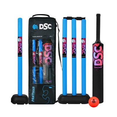 Plastic Cricket Set - Ideal for Tennis & Gully/Turf Cricket, Perfect Gift set