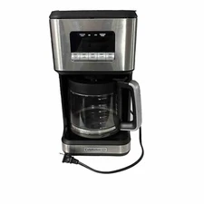 Calphalon CoffeeMaker Programmable Glass Carafe 14 Cup Stainless Steel Filter