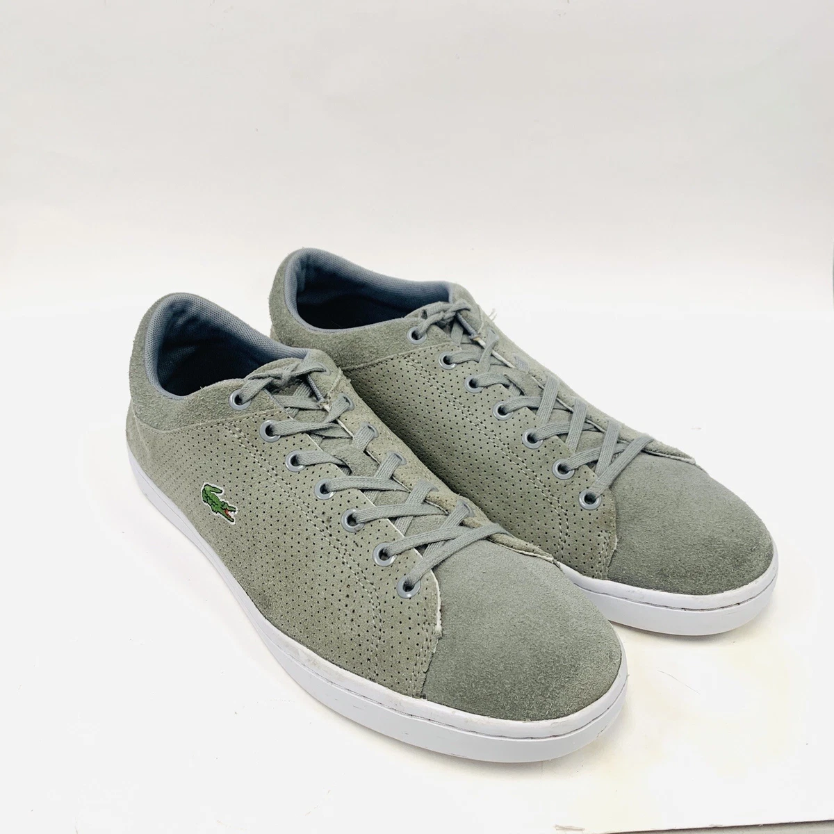 Mens Size 12 Lacoste Sport Shoes Graduate SPM Gray Suede Sneaker | eBay