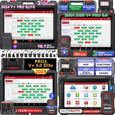 2026 LAUNCH X431 V+ PRO3S APEX KFZ OBD2 Diagnosegerät Alle System ECU Coding DE
