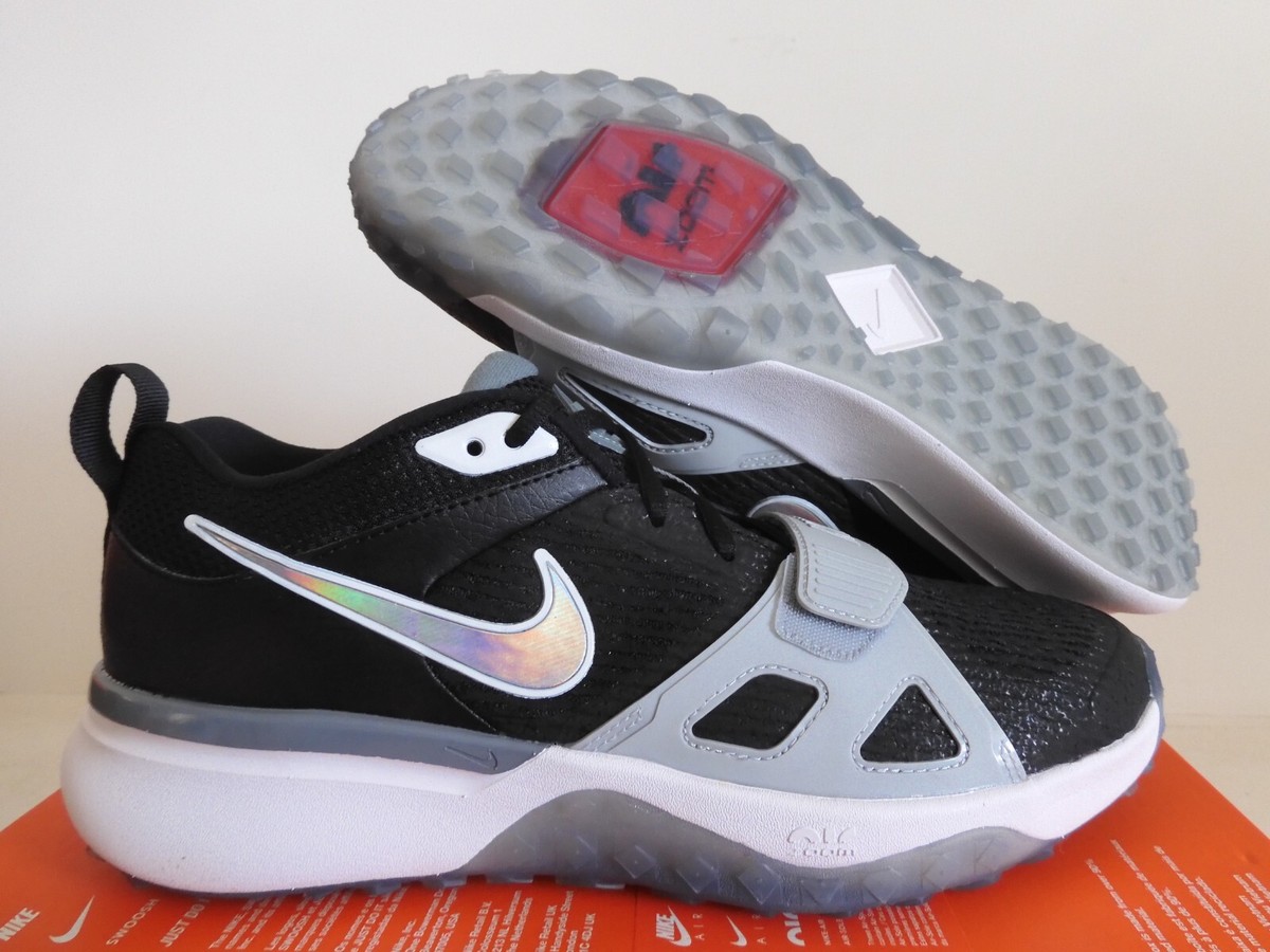 Size 8 - Nike Air Zoom Diamond Elite Turf Black Iridescent for