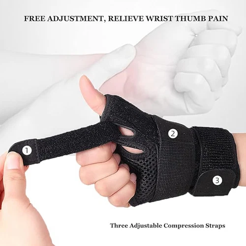 Daumenschiene Bandage Spica mit Handgelenkstütze bei Arthritis & Karpaltunnelschmerzen - Bild 3 von 19