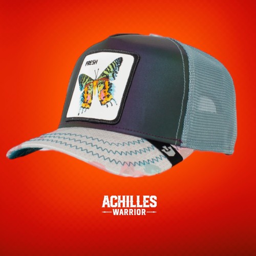 Goorin Bros Farm Animal Trucker KALEIDOSCOPE FRESH Butterfly Capsule Collection - Picture 2 of 5