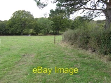 Photo 6x4 Temporary barrier across footpath at Redlands Farm Strood Green c2009