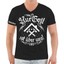 gelb - Evolution Dachdecker Herren Funshirt Bedruckt Design