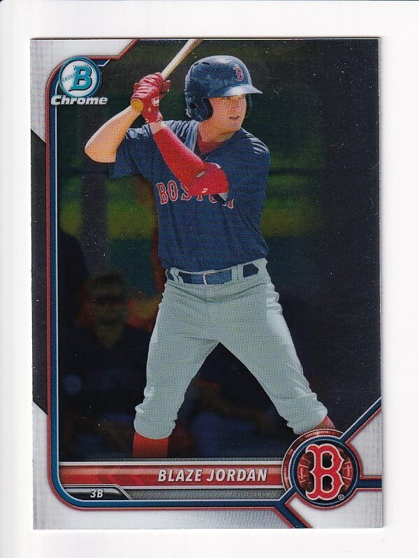 2022 Bowman Chrome Blaze Jordan Chrome Prospect Red Sox #BCP-58 | eBay