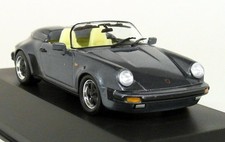 Atlas 1/43 Porsche 911 Speedster 1989 Type G Blue Diecast model Car