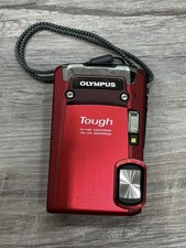 Olympus Tough TG-820 12 MP Digital Camera Red Waterproof. Tested.  No Charger 