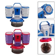 Rechargeable Bubble Machine With Light 360 Rotation Remote Control Outdoor Event