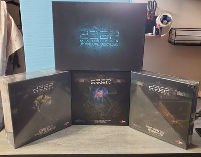 Deep Madness Board Game Collection Kickstarter Base Game +2 Expan + Profundum