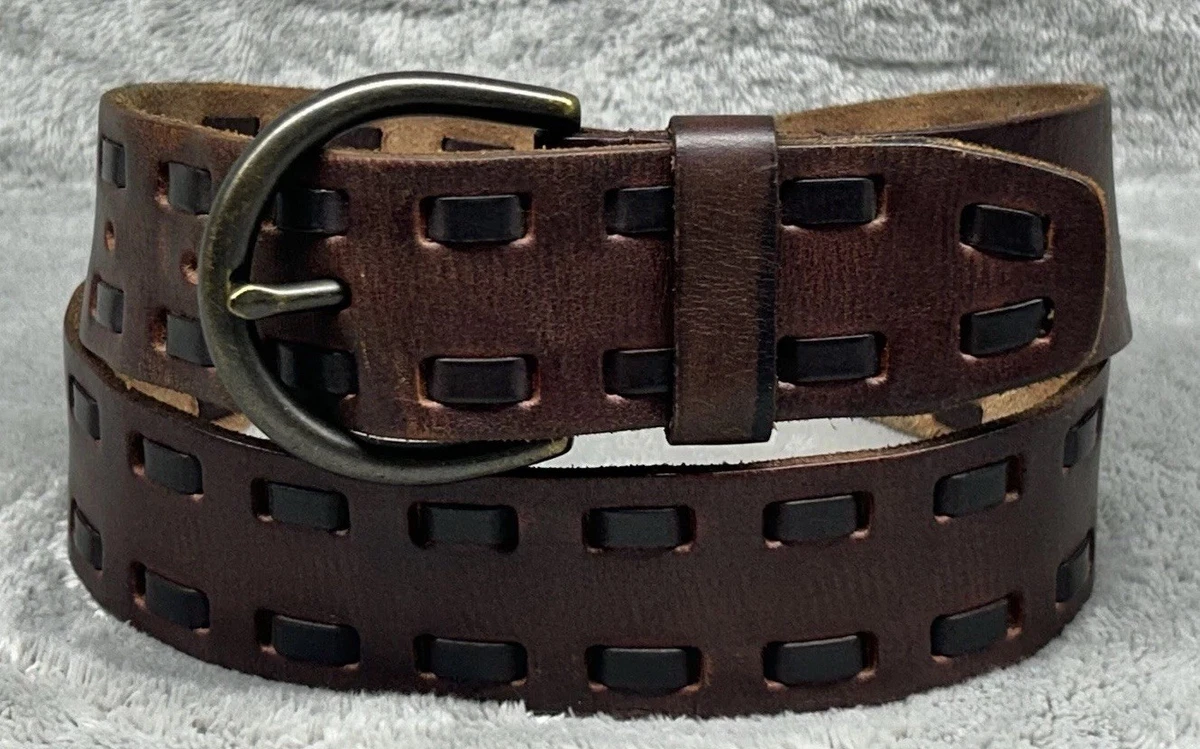 Mossimo Supply Co Women 2XL Multicolor Stud Genuine Leather Belt NEW 2009 NWT Brighton Leather Camden Canvas Belt Men Brown Size 42 Knit  main image 3