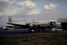 Dia N92BL Douglas DC-6B(F) Aerial Transit 03/1989 35mm gerahmt OP-K11-32