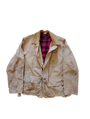 Vintage 50s RedHead Hunting Jacket Size Medium Tan Canvas Barn Chore USA Thrash