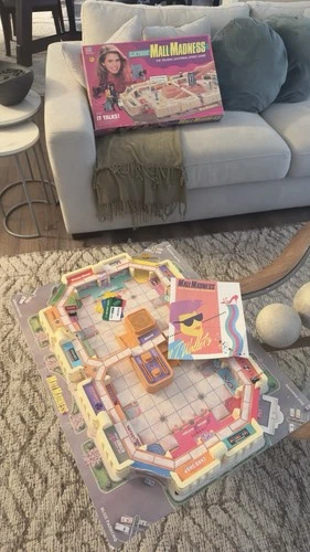 Vintage 1989 Mall Madness Board Game by Milton Bradley - Tested works great!