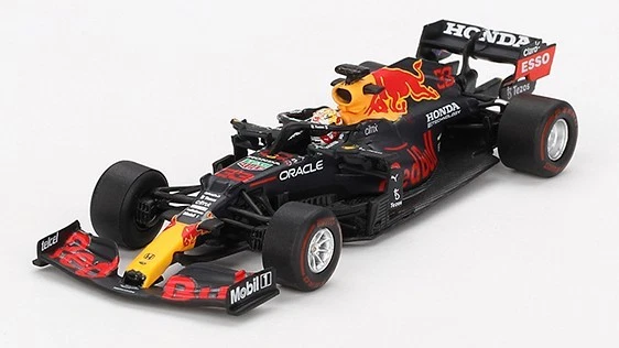 MODELLINO AUTO STATICO F1 REDBULL RB16B VERSTAPPEN WINNER ABU DHABI GP 2021 1/64 - Immagine 4 di 4