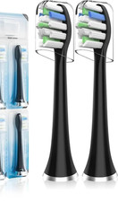 Toothbrush Replacement Heads Compatible with AquaSonic Black Series/Black Series