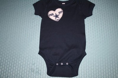 BODYSUIT COWBOYS 18 Mo FOOTBALL and Rosette Headband  makes a Great Gift  