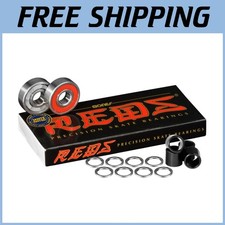 Skate Rated Bearings 8-Pack with Spacers