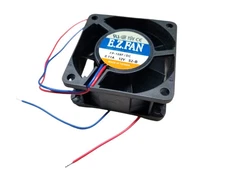 FP-108F/DC-12V-S2-B, EZ FAN 60mm x 25mm 12V DC Cooling Fan ~ 15.5 CFM