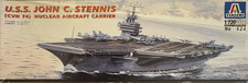 ✅ITALERI 524 - Scala 1:720 USS John C Stennis CVN-74