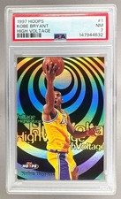 147944632 Kobe Bryant 1997 Hoops #1HV High Voltage PSA 7