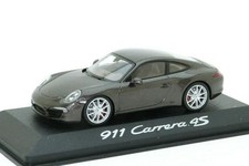 Minichamps Porsche 911 Carrera 4S 991 2011-2015 Gray 1/43 Diecast Model New
