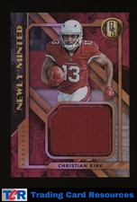 2018 Panini Gold Standard #12 Christian Kirk Newly Minted Memorabilia #/199