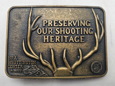 NRA Whittington Center Preserving Our Shooting Heritage Belt Buckle